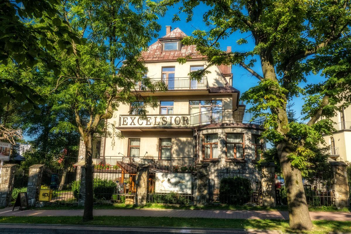 Willa Excelsior Zakopane hory Tatry dovolená v polských horách